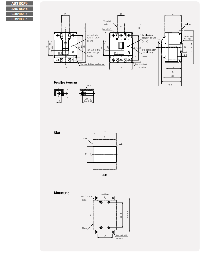 kich thuoc mccb ls abs102fb abs103fb elcb ls ebs102fb ebs103fb