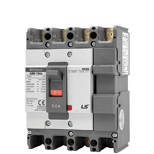 ABN104c 100A | Aptomat khối LS MCCB 100A 4P 22kA