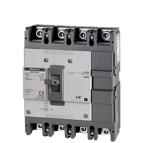 ABS204c FMU 100A | MCCB chỉnh dòng LS 70A - 100A 4P 37kA