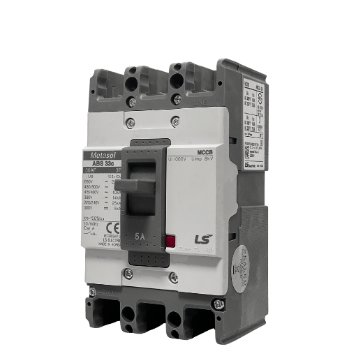 ABS33c 5A | CB khối LS MCCB 5A 3P 14kA