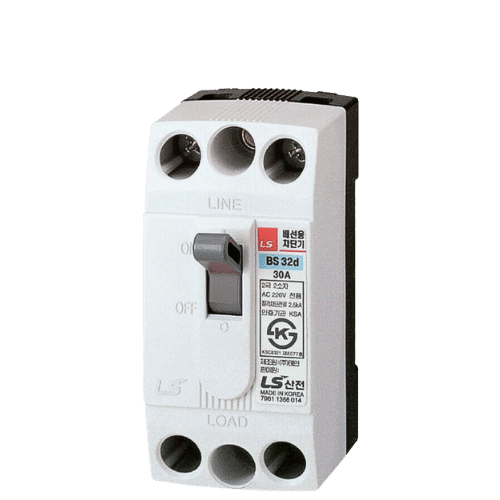 BS32d 10A | CB cóc LS MCB 10A 2P 2.5kA
