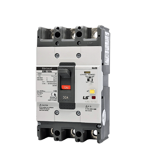 EBS103c 15A | Aptomat khối chống giật LS ELCB 15A 30mA 3P 37kA