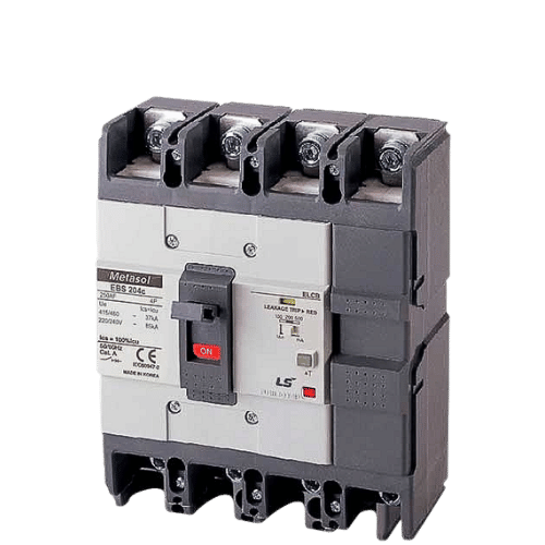 EBS204c 200A | Aptomat khối chống giật LS ELCB 200A 30mA 4P 37kA