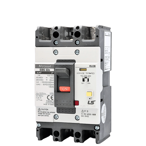 EBS32c 5A | Aptomat khối chống giật LS ELCB 5A 30mA 2P 25kA