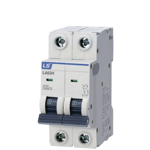 LA63H 2P 6A | Aptomat tép LS MCB 2P 6A 10kA