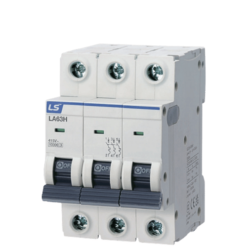 LA63H 3P 6A | Aptomat tép LS MCB 3P 6A 10kA