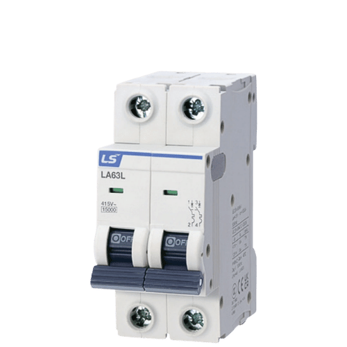 LA63L 2P 6A | Aptomat tép LS MCB 2P 6A 25kA
