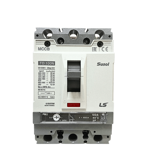 TD100N FMU100 3P 16A | Aptomat MCCB LS 3P 16A 50kA