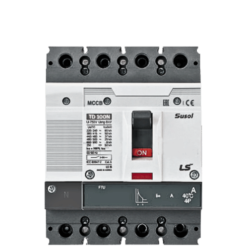TD100N FTU100 4P 16A | Aptomat MCCB LS 4P 16A 50kA
