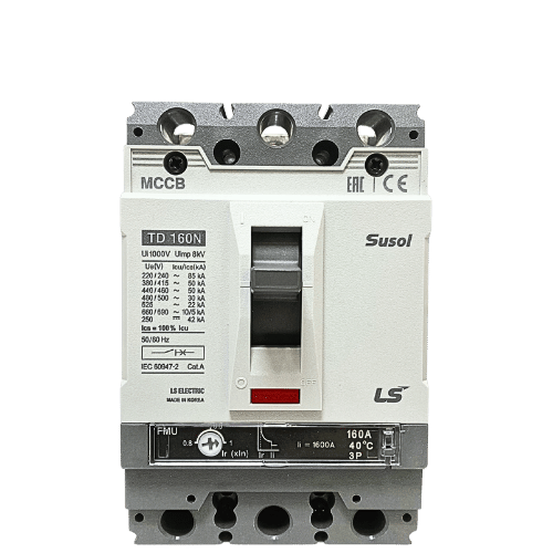 TD160N FMU160 3P 125A | Aptomat MCCB LS 3P 125A 50kA