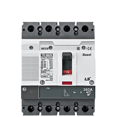 TD160N FTU160 4P 125A | Aptomat MCCB LS 4P 125A 50kA