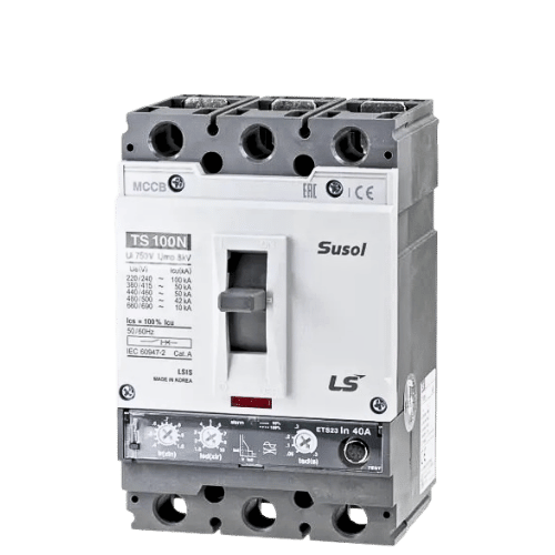 TS100N ETS23 3P 80A | Aptomat MCCB LS 3P 80A 50kA