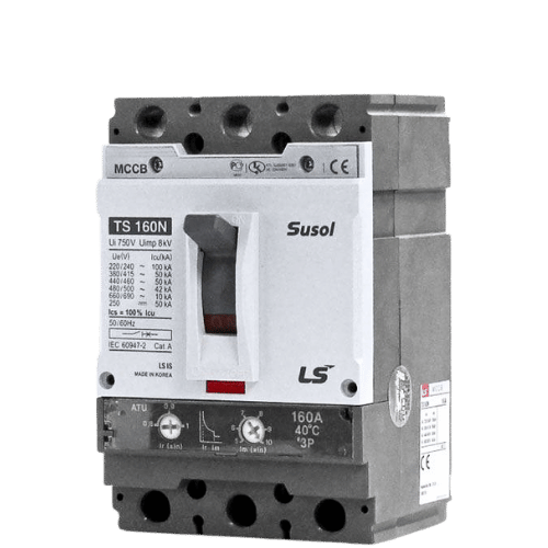 TS160N ATU160 3P 125A 50kA | Aptomat MCCB LS 3P 125A 50kA