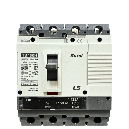 TS160N FTU160 4P 100A | Aptomat MCCB LS 4P 100A 50kA