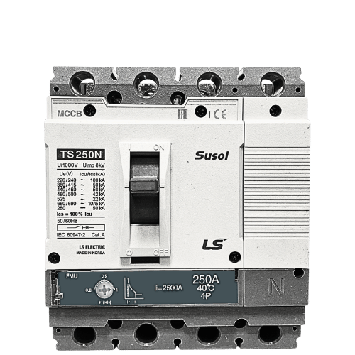 TS250N FMU250 4P 125A | Aptomat MCCB LS 4P 125A 50kA