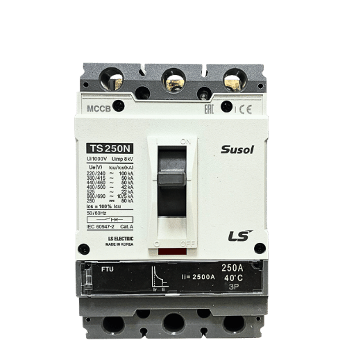 TS250N FTU250 3P 125A | Aptomat MCCB LS 3P 125A 50kA