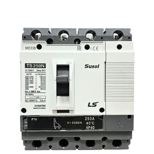 TS250N FTU250 4P 125A | Aptomat MCCB LS 4P 125A 50kA