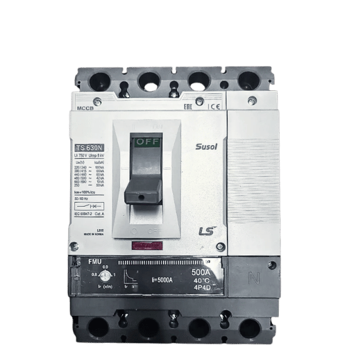 TS630N FMU630 4P 500A | Aptomat MCCB LS 4P 500A 65kA