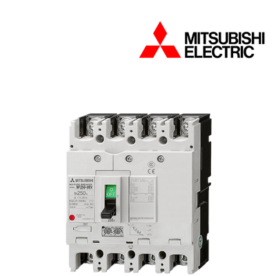 MCCB Mitsubishi NF250-HEV 4P 125-250A 75kA