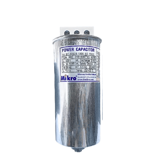 MKC-235100KT | Tụ bù Mikro 10kVAr 3P 230V (tụ khô)