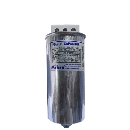 Tụ bù khô Mikro 2.5kVAr MKC-445025KT 3P 440V