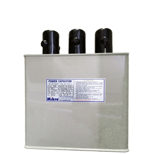 Tụ bù dầu Mikro 25kVAr MMB-445025KT 3P 440V
