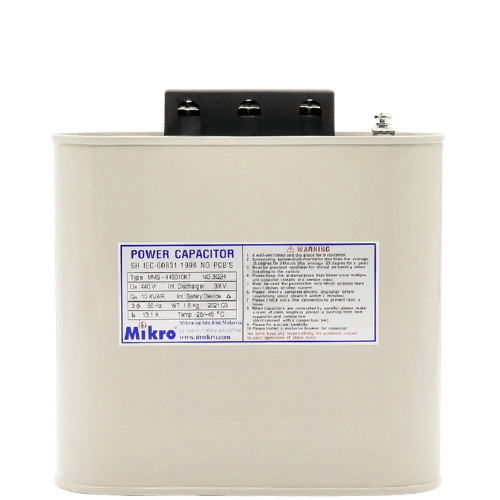 Tụ bù dầu Mikro 10kVAr MMS-445010KT 3P 440V
