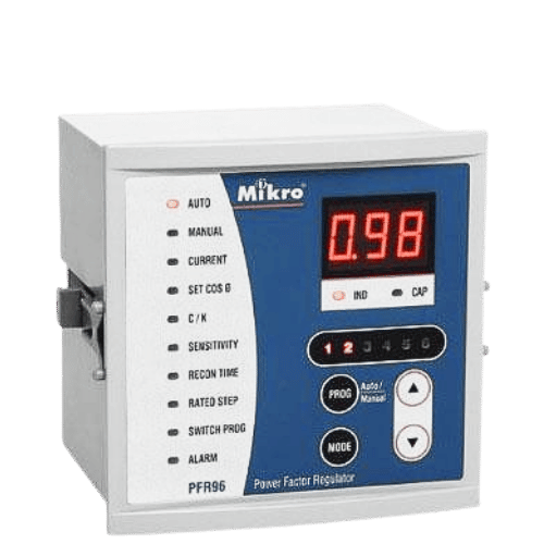 PFR96-220-50 | Bộ điều khiển tụ bù Mikro 6 cấp 220V 50Hz