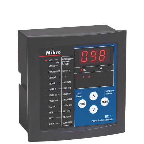 RX60-230A | Bộ điều khiển tụ bù Mikro 6 cấp 220~240VAC 50/60Hz