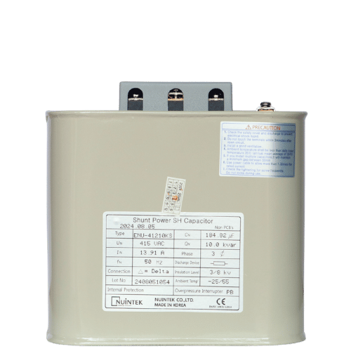 ENU-41210KS | Tụ bù Nuintek 10kVAr 3P 415V