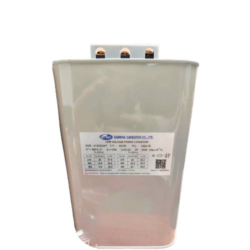 SMB-4150200KT | Tụ bù 3 pha 20kVAr Samwha 415V (tụ dầu)