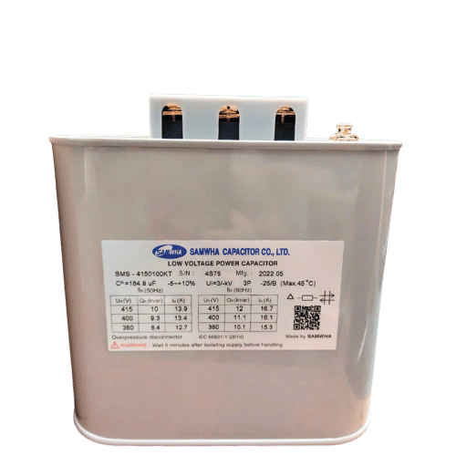 Tụ bù dầu Samwha 10kVAr SMS-4150100KST 415V