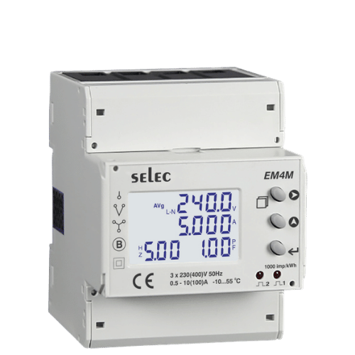 Đồng hồ đo đa năng Selec EM4M-3P-C-100A