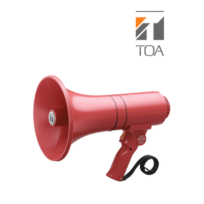 Megaphone cầm tay 15W TOA ER-1215S kèm còi báo động