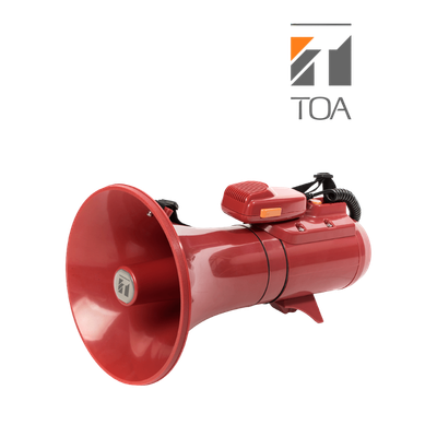 Megaphone đeo vai 15W TOA ER-2215S-AS kèm còi báo động