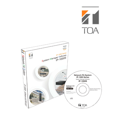 Phần mềm quản lý hệ thống âm thanh TOA IP-1000S1