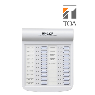 Bàn phím mở rộng cho micro thông báo cháy TOA RM-320F